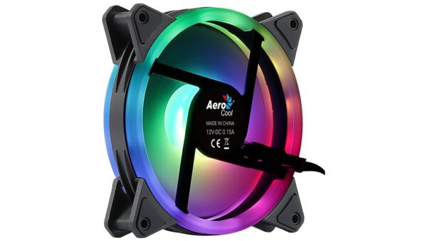 WENTYLATOR AEROCOOL PGS DUO 12 ARGB 6pin 120mm - obrazek 3