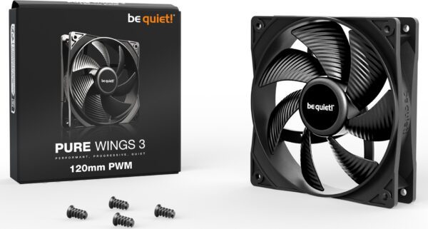 Wentylator BE QUIET! PURE WINGS 3 120mm PWM - obrazek 3