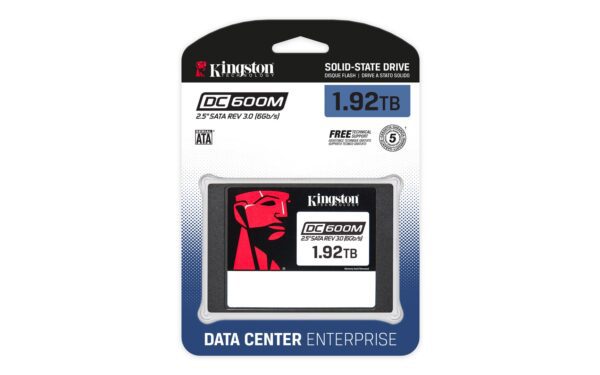 Dysk SSD Kingston DC600M 1.92TB SATA 2.5" SEDC600M/1920G (DWPD 1) - obrazek 3