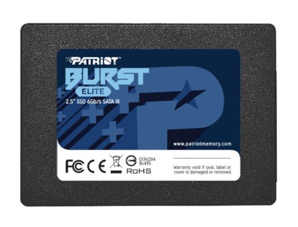 Dysk SSD PATRIOT BURST ELITE 120GB SATA 3 2.5INCH - obrazek 2