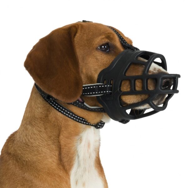 TRIXIE Muzzle Flex - kaganiec dla psa - rozmiar S - czarny - obrazek 2