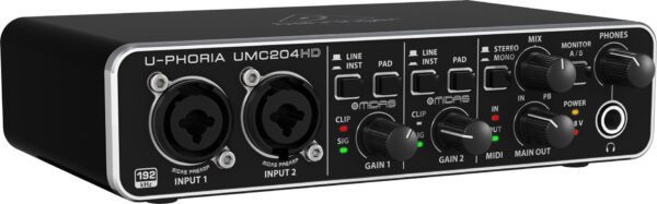Behringer UMC204HD - Interfejs audio USB - obrazek 3