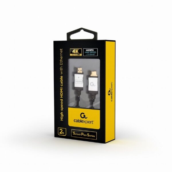 Kabel GEMBIRD Seria select plus CCB-HDMIL-2M (HDMI M - HDMI M; 2m; kolor czarny) - obrazek 3