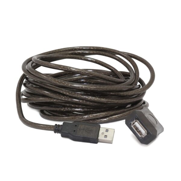 Kabel GEMBIRD UAE-01-10M (USB M - USB F; 10m; kolor czarny) - obrazek 2