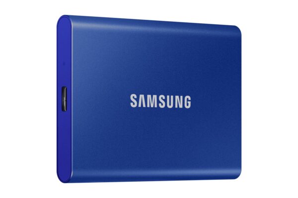 Dysk zewnętrzny SSD Samsung T7 (1TB; USB 3.2; niebieski; MU-PC1T0H/WW) - obrazek 2
