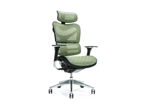Ergonomiczny fotel biurowy ERGO 700 zielony - obrazek 2