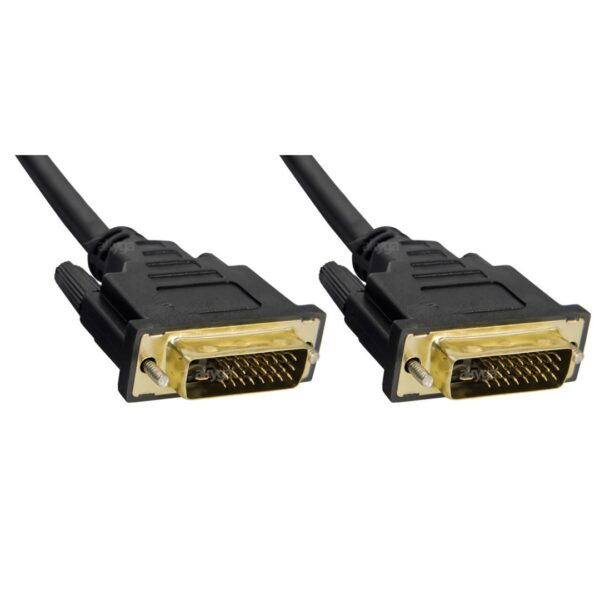 Kabel Akyga AK-AV-06 (DVI-D M - DVI-D M; 1,8m; kolor czarny) - obrazek 3