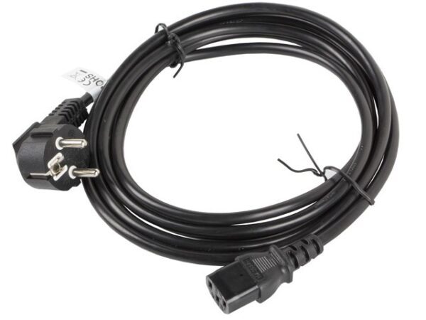LANBERG KABEL ZASILAJĄCY VDE CEE 7/7 -> C13 3M - obrazek 2