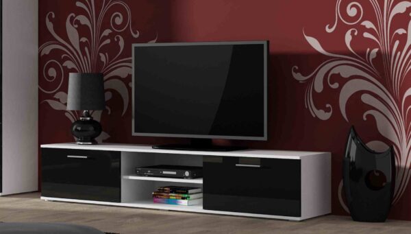 Zestaw SOHO 5 (RTV180 + Wit.Wisz + Półki) BI/CZ POŁ - obrazek 2