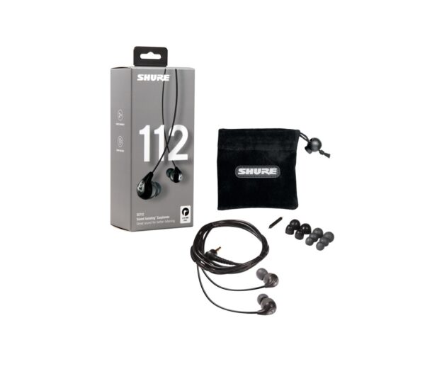 Shure SE112-GR-EFS - Słuchawki douszne, szare - obrazek 2