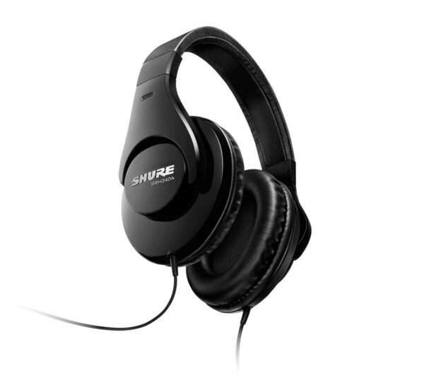 Shure SRH240A-BK-EFS - Słuchawki nauszne, do zastosowań monitorowych i ogólnych, home studio - obrazek 2