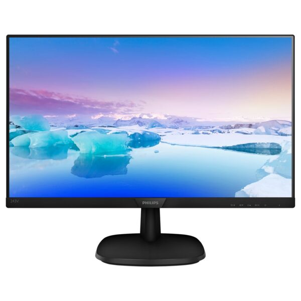 Monitor Philips 243V7QDSB/00 (23,6"; IPS/PLS; FullHD 1920x1080; HDMI, VGA; kolor czarny) - obrazek 3