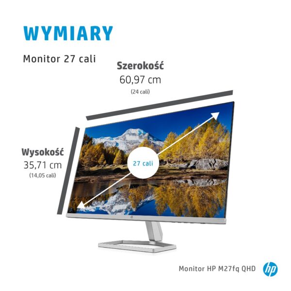 MONITOR HP LED, IPS 27" M27fq (2H4B5E9) - obrazek 3