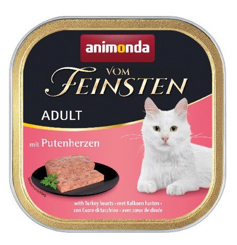 ANIMONDA Vom Feinsten Classic Cat serca indyka - mokra karma dla kota - 100g