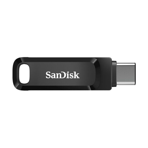 Pendrive SanDisk Ultra Dual GO SDDDC3-128G-G46 (128GB; USB 3.0, USB-C; kolor czarny) - obrazek 2