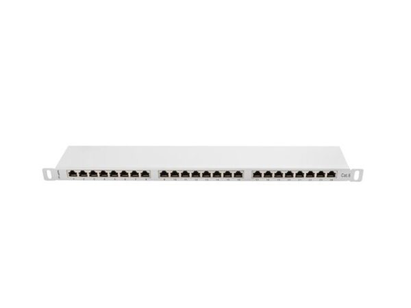 Patch panel Lanberg PPS6-0024-S (0.5U; kat. 6; 24xRJ-45) - obrazek 2
