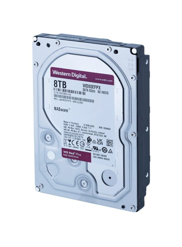 Dysk HDD WD Red Plus WD80EFPX (8 TB ; 3.5"; 256 MB) - obrazek 3