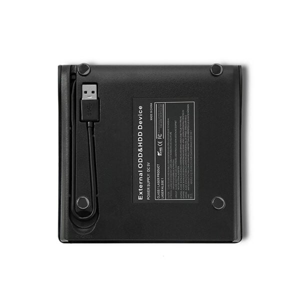 QOLTEC NAGRYWARKA DVD-RW ZEWNĘTRZNA | USB 3.0 | CZARNA - obrazek 4