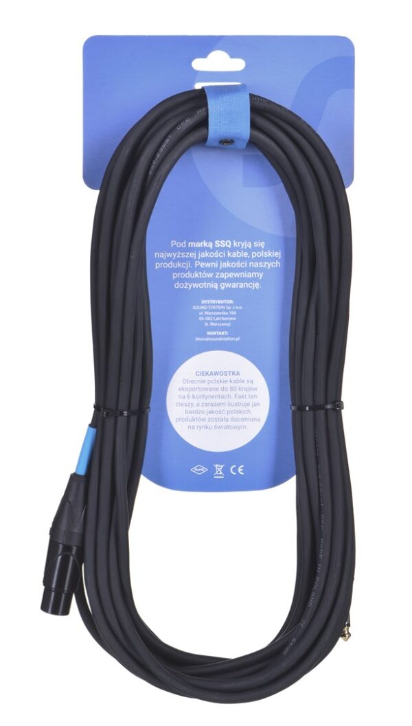 SSQ XZJM10 - Kabel Jack MONO - XLR Żeński 10 metrowy - obrazek 2