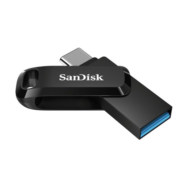 Pendrive SanDisk Ultra Dual GO SDDDC3-128G-G46 (128GB; USB 3.0, USB-C; kolor czarny) - obrazek 3
