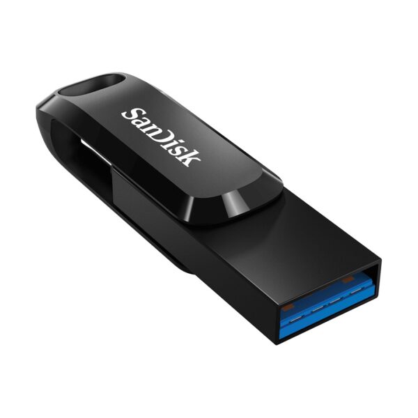 Pendrive SanDisk Ultra Dual GO SDDDC3-128G-G46 (128GB; USB 3.0, USB-C; kolor czarny) - obrazek 4