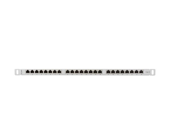 Patch panel Lanberg PPS6-0024-S (0.5U; kat. 6; 24xRJ-45) - obrazek 3