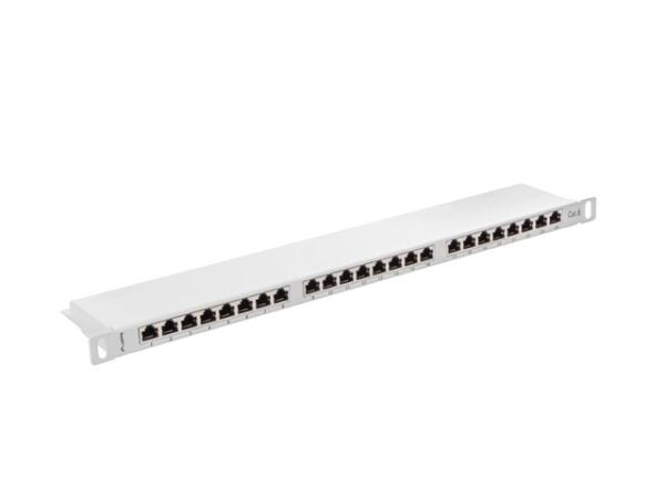Patch panel Lanberg PPS6-0024-S (0.5U; kat. 6; 24xRJ-45) - obrazek 4