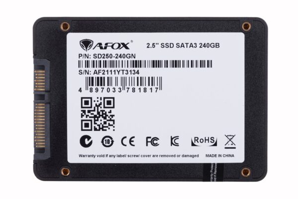 AFOX SSD 240GB TLC 555 MB/S SD250-240GN - obrazek 3
