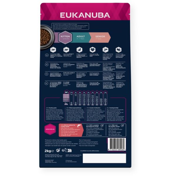EUKANUBA Grain Free kitten salmon - sucha karma dla kota - 2 kg - obrazek 2