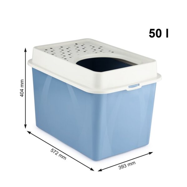 Rotho Toaleta BERTY Top Entry Eco blue kot - obrazek 2