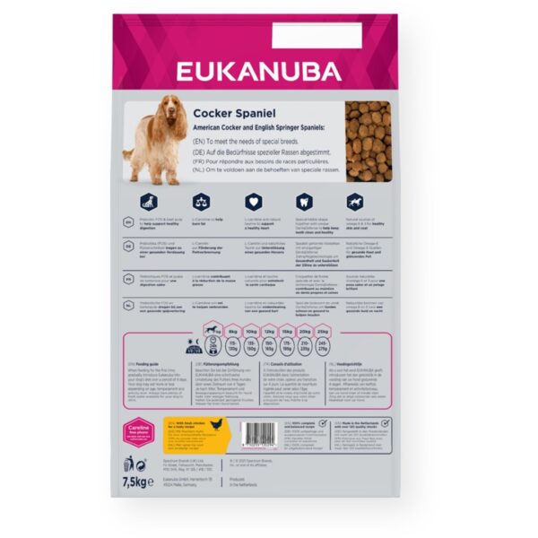 Eukanuba Breed Specific Cocker Spaniel Adult - sucha karma dla psa - 7,5 kg - obrazek 2