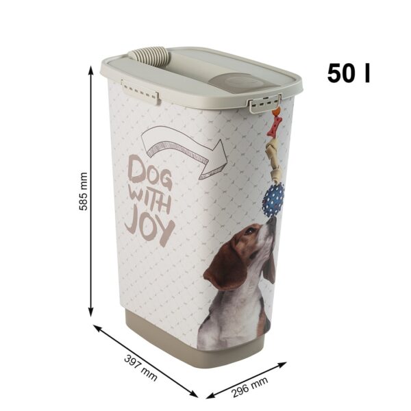 Rotho Pojemnik CODY na karmę 50L dla psa - obrazek 3