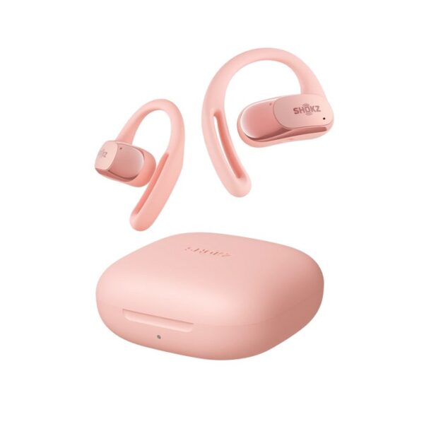 Słuchawki bezprzewodowe douszne Shokz OpenFit Air różowe - obrazek 2