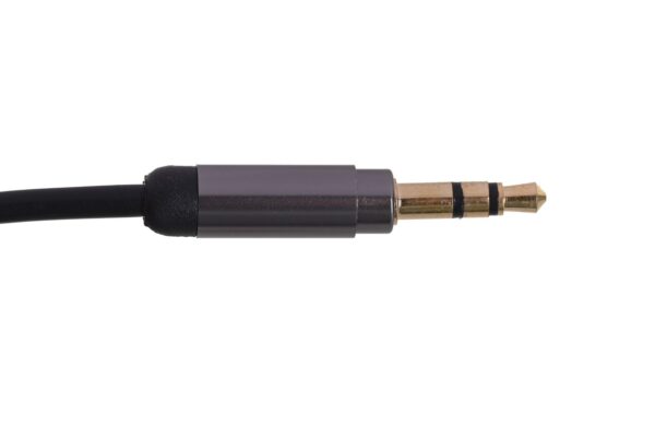 Kabel GEMBIRD CCAP-444-1M (Mini Jack M - Mini Jack M; 1m; kolor czarny) - obrazek 2